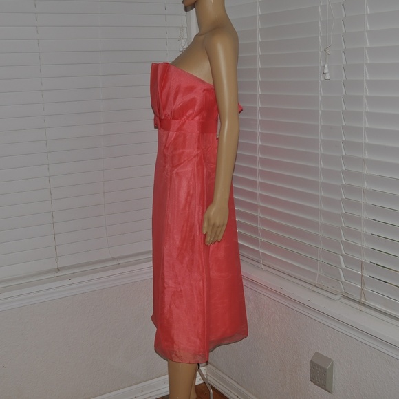 AFTER SIX Tea-length Strapless Dress sz 8 NEW NWT - Picture 4 of 9